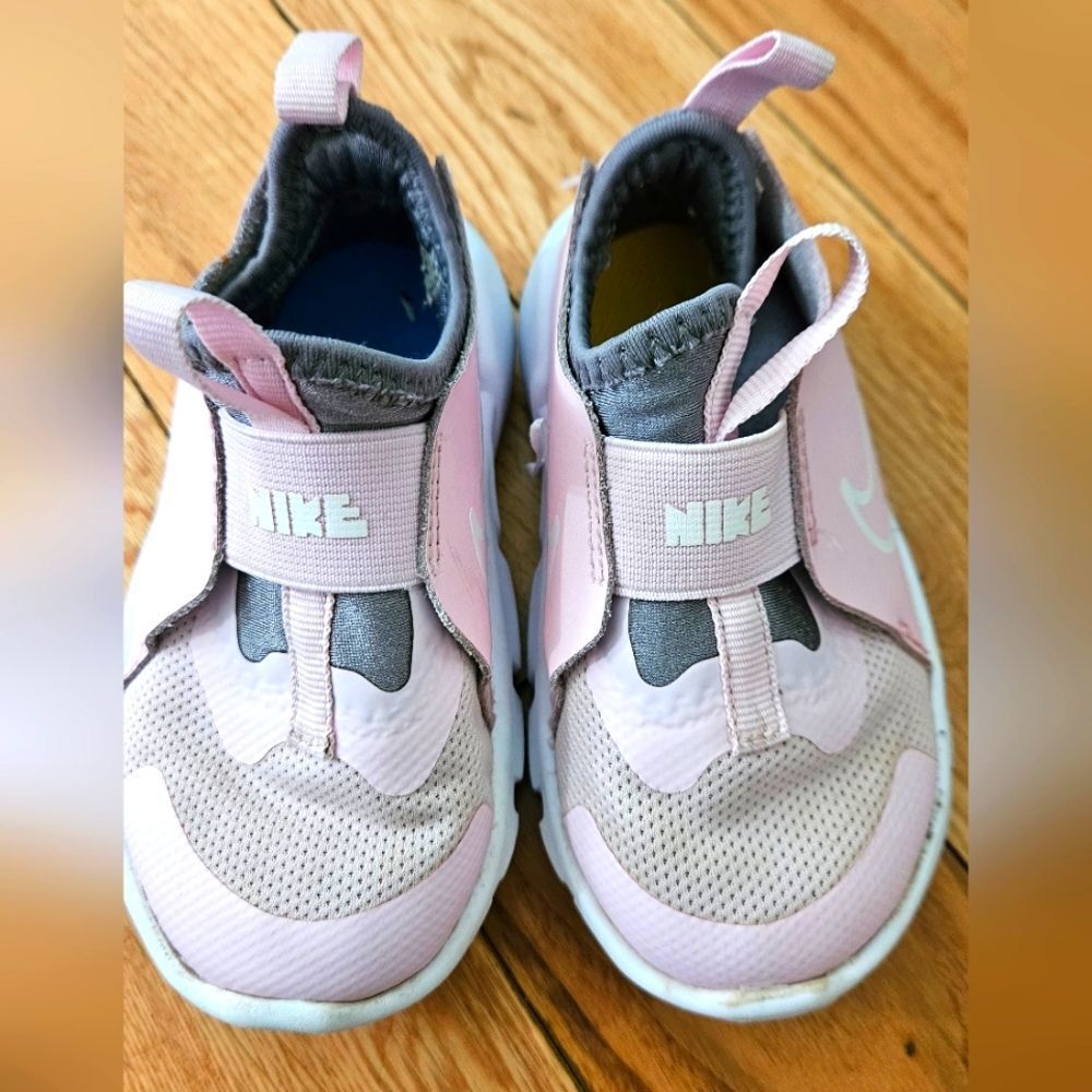 Nike Pink and Gray Sneakers Athletic Casual